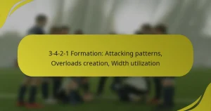 3-4-2-1 Formation: Attacking patterns, Overloads creation, Width utilization
